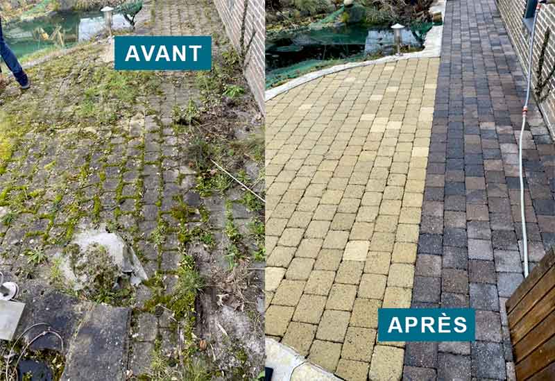 Nettoyage des extérieurs et petite maçonnerie - MT COUVREUR NAMUR en Belgique sur Namur … . Nettoyage des extérieurs: pavé, klinker, pierre bleue, muret, terrasse… travaux de maçonnerie paysagère : Intervention en Belgique : Namur, Région Flamande, Wallonne et Bruxelles