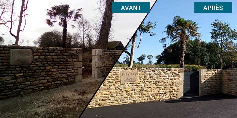 Nettoyage des extérieurs et petite maçonnerie - MT COUVREUR NAMUR en Belgique sur Namur … . Nettoyage des extérieurs: pavé, klinker, pierre bleue, muret, terrasse… travaux de maçonnerie paysagère : Intervention en Belgique : Namur, Région Flamande, Wallonne et Bruxelles